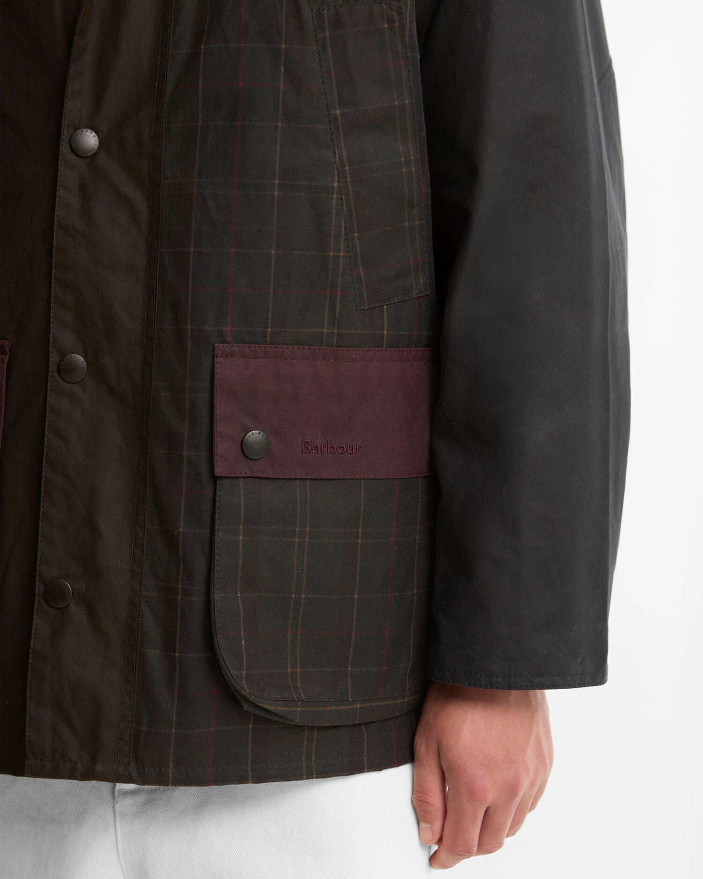 Barbour Patchwork Oversized Bedale Waxed Jacket