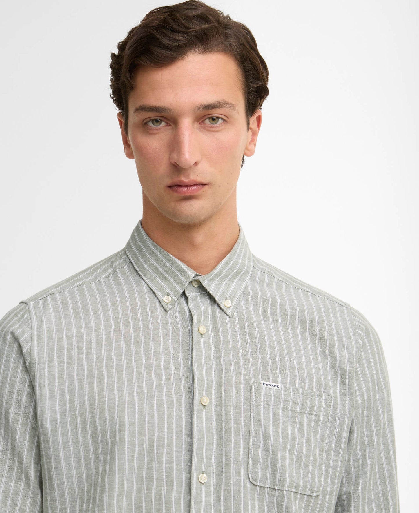 Barbour Nelson Striped Long-Sleeved Tailored Shirt