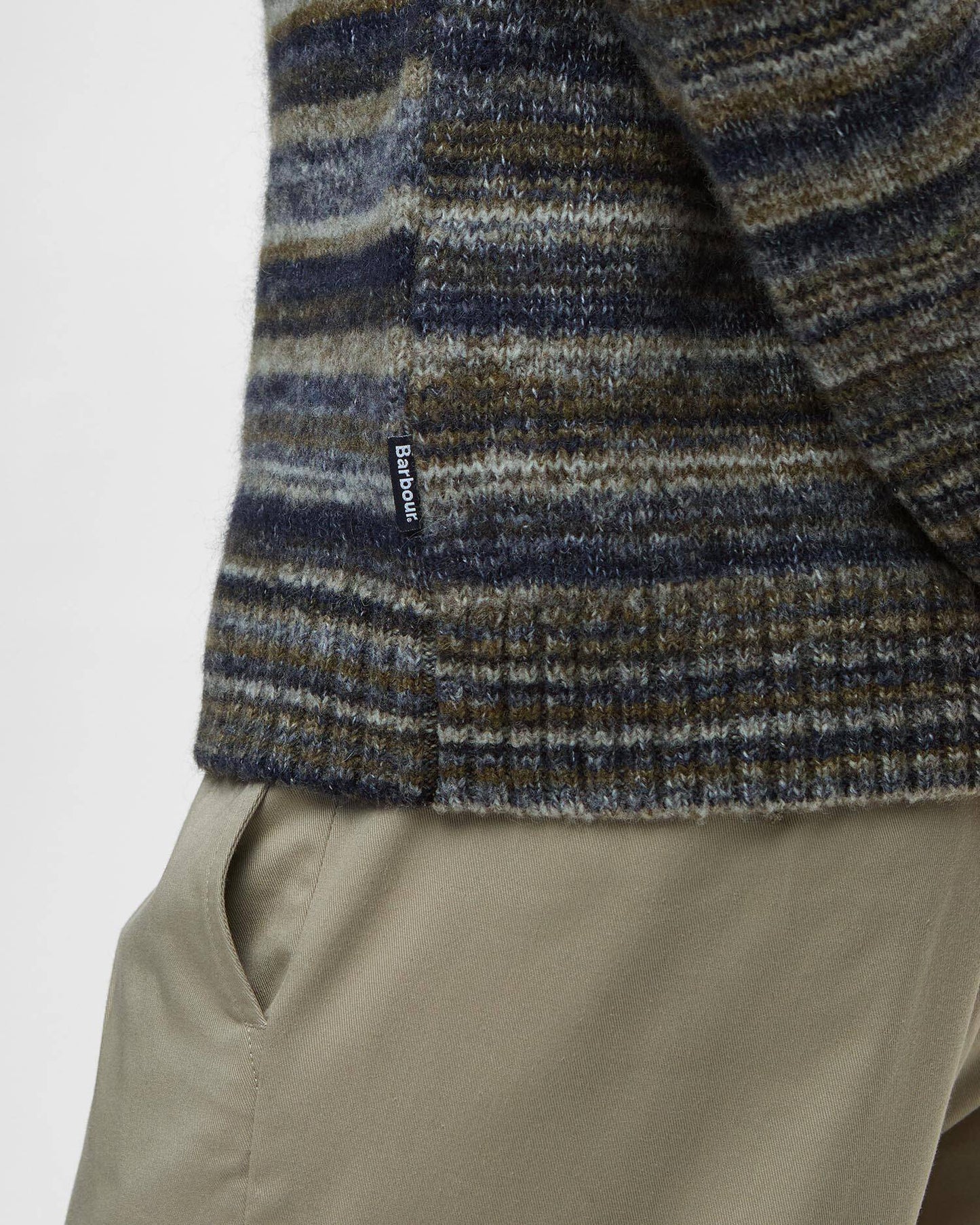 Barbour Pateley Striped Crew Neck Jumper