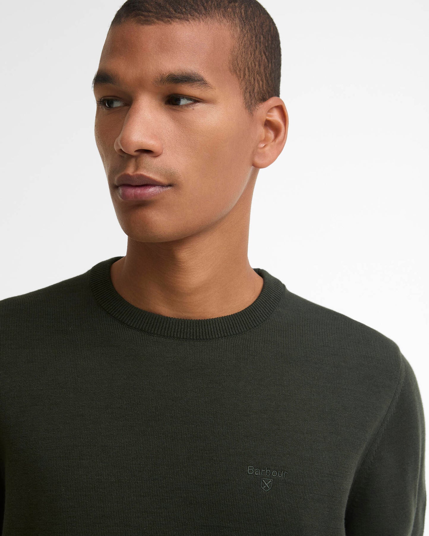 Barbour Pima Cotton Crew Neck Jumper