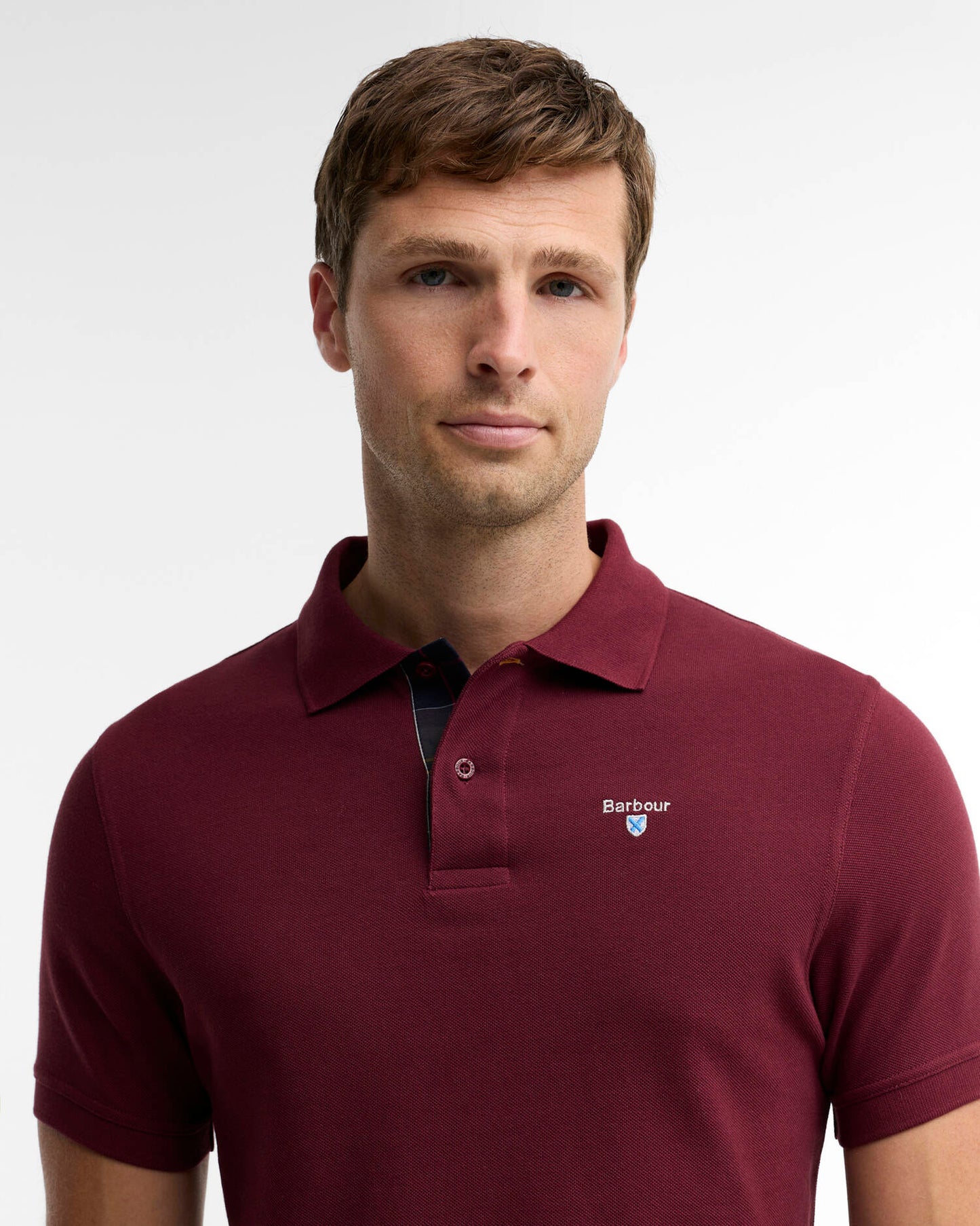 Barbour Tartan Pique Polo Shirt