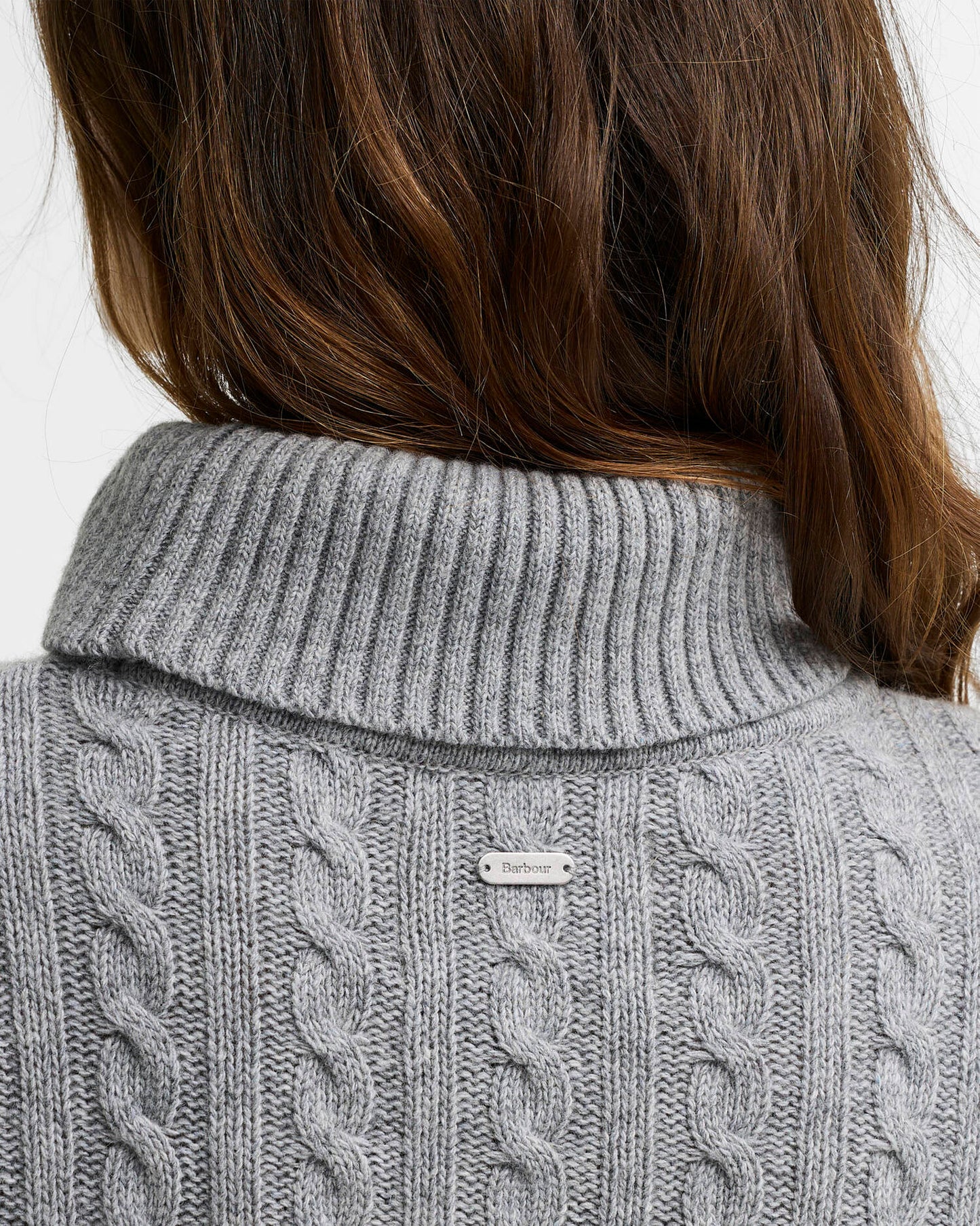 Barbour Ambleside Cable-Knit Rollneck Jumper