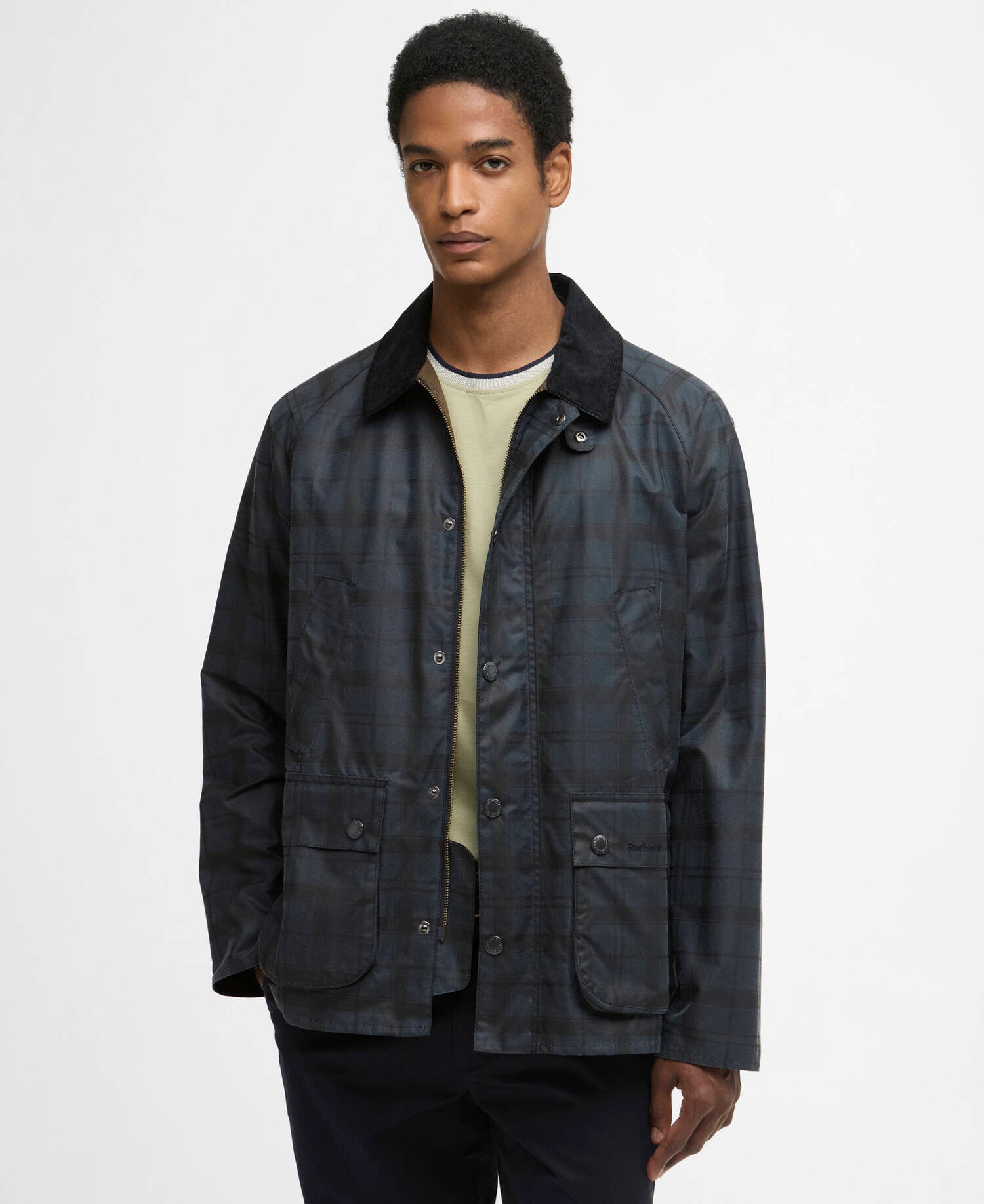 Barbour Tartan Ambleside Wax Jacket