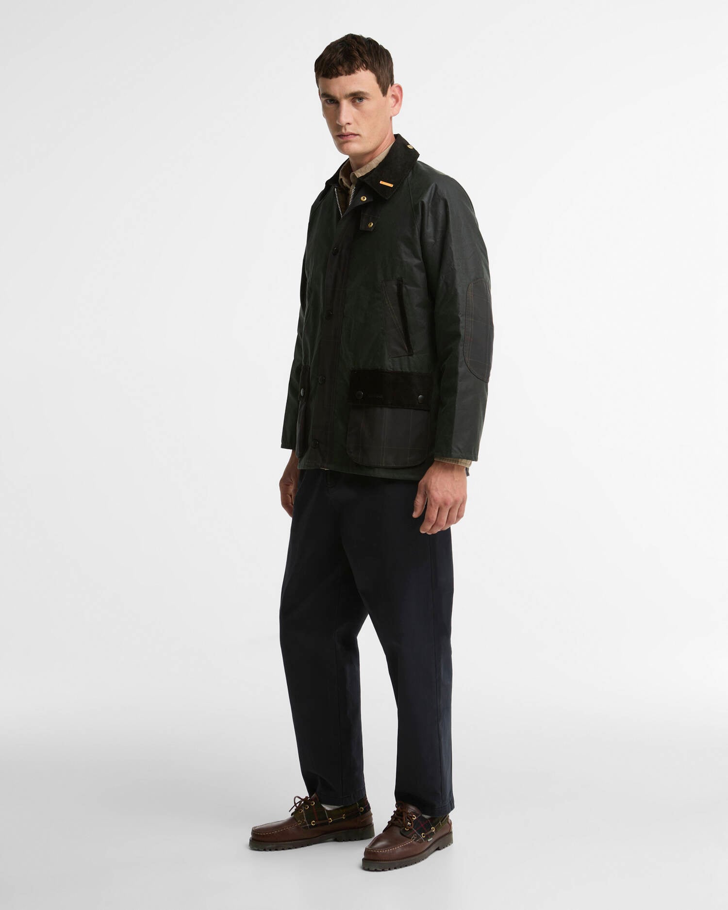 Barbour Icons Patch Bedale Waxed Jacket