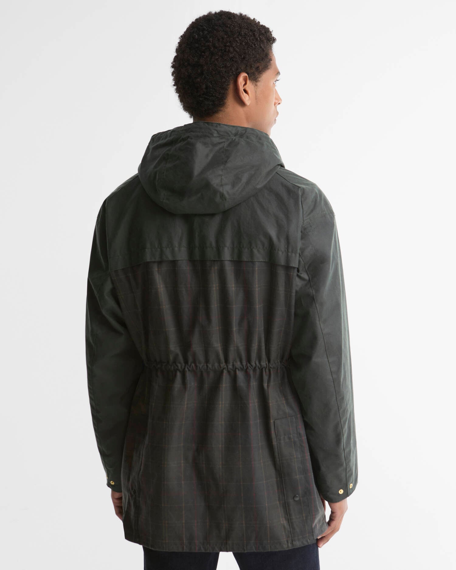Barbour Icons Tartan Durham Waxed Jacket