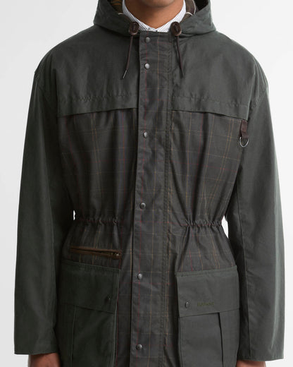 Barbour Icons Tartan Durham Waxed Jacket