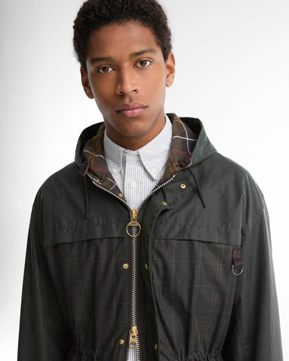 Barbour Icons Tartan Durham Waxed Jacket
