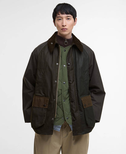 Barbour Patchwork Oversized Bedale Waxed Jacket