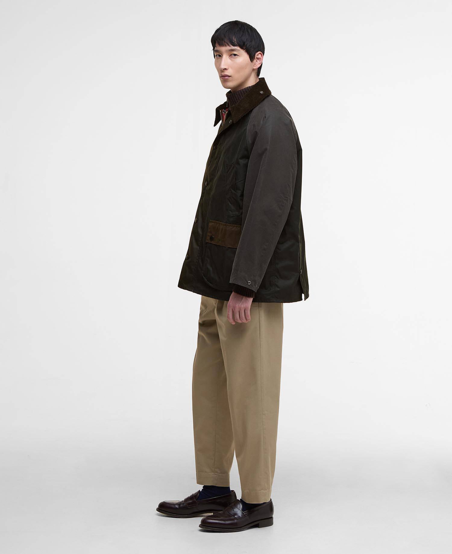 Barbour Patchwork Oversized Bedale Waxed Jacket