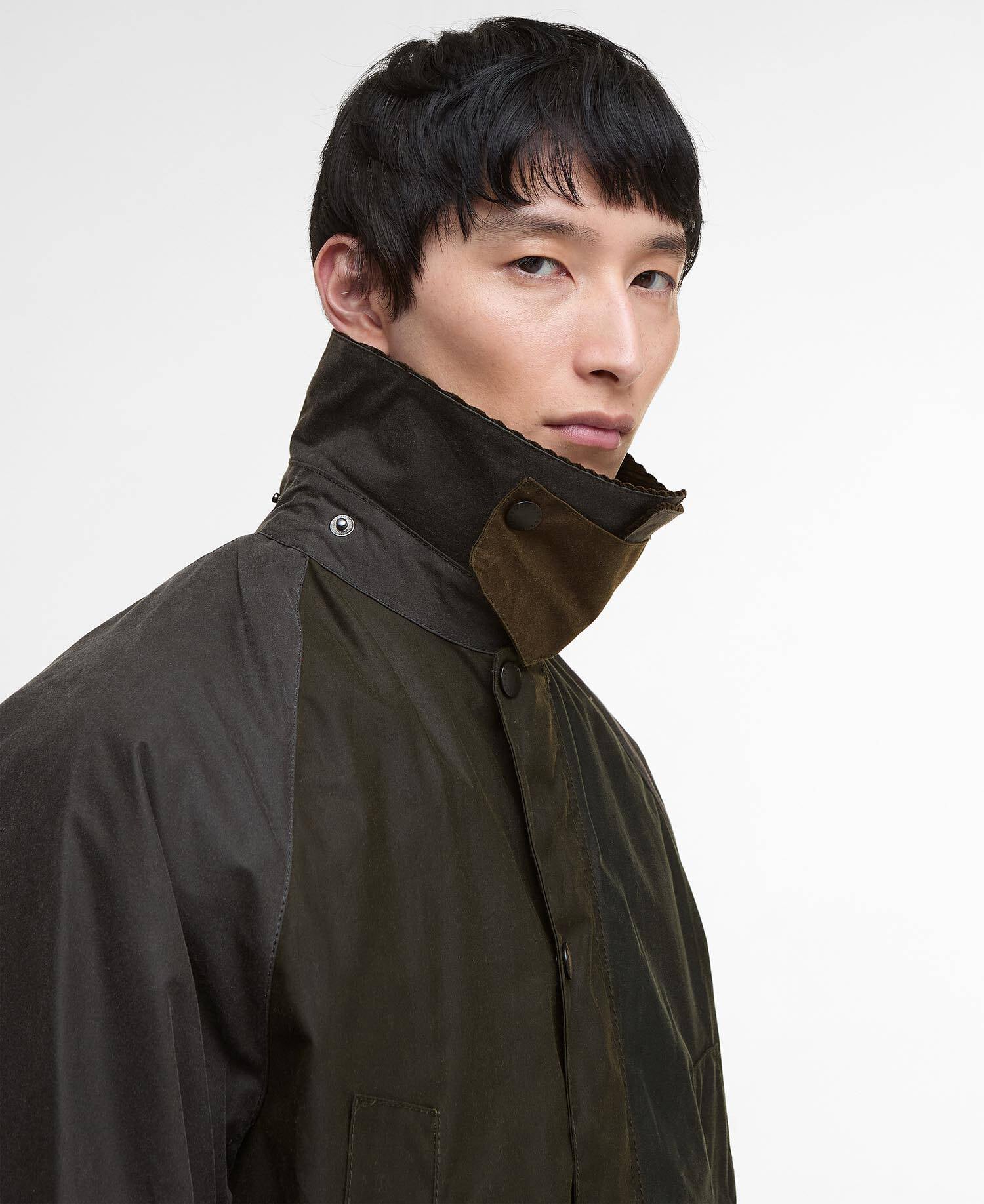 Barbour Patchwork Oversized Bedale Waxed Jacket