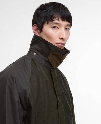 Barbour Patchwork Oversized Bedale Waxed Jacket