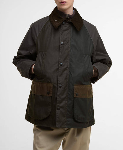 Barbour Patchwork Oversized Bedale Waxed Jacket