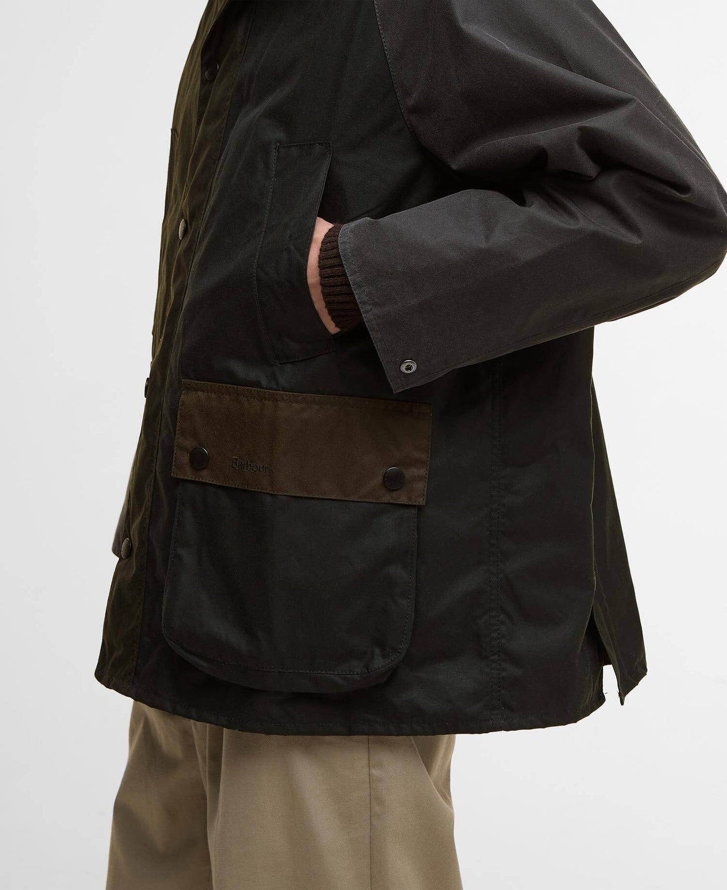 Barbour Patchwork Oversized Bedale Waxed Jacket