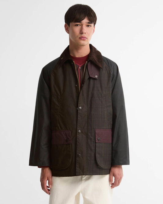Barbour Patchwork Oversized Bedale Waxed Jacket