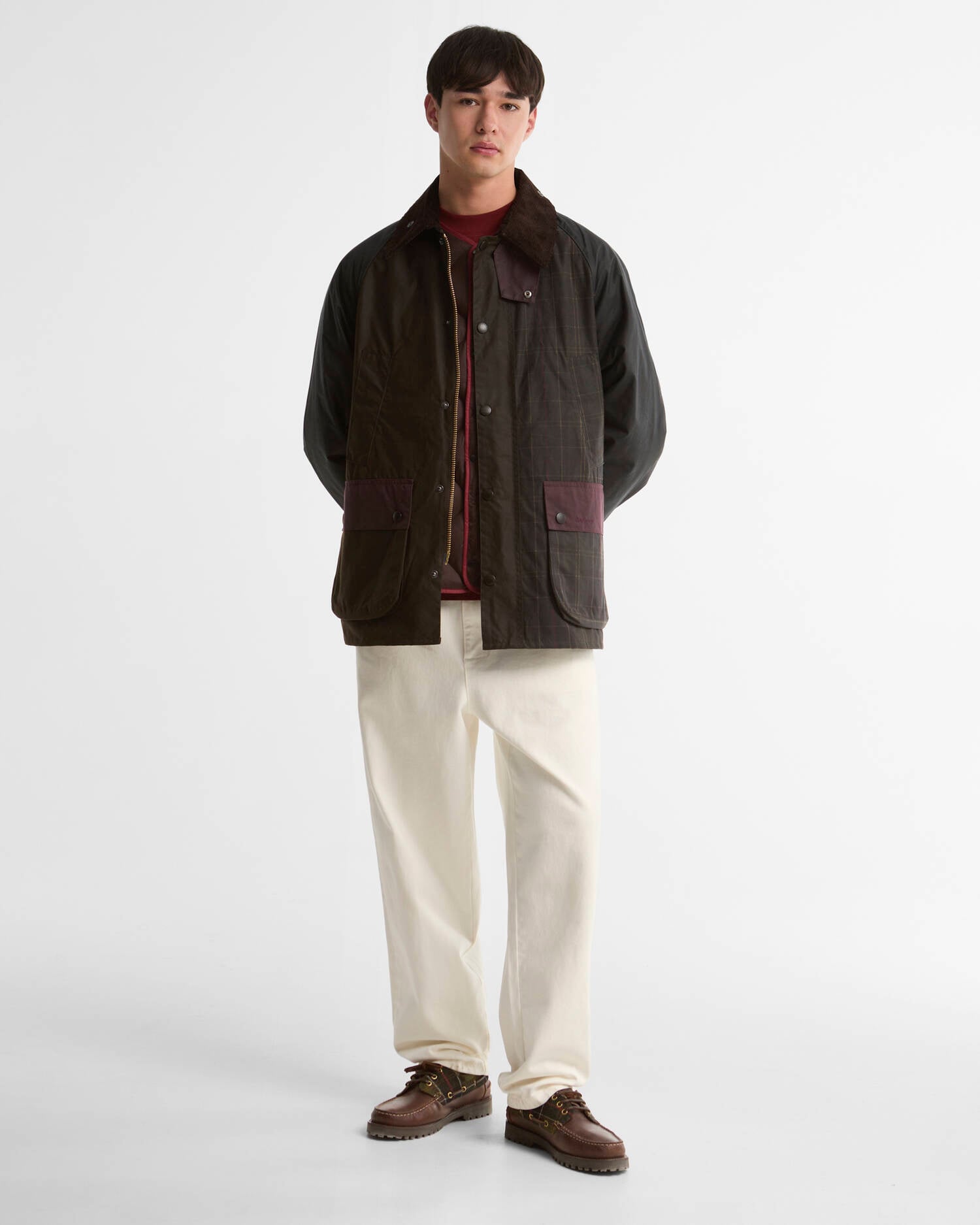 Barbour Patchwork Oversized Bedale Waxed Jacket