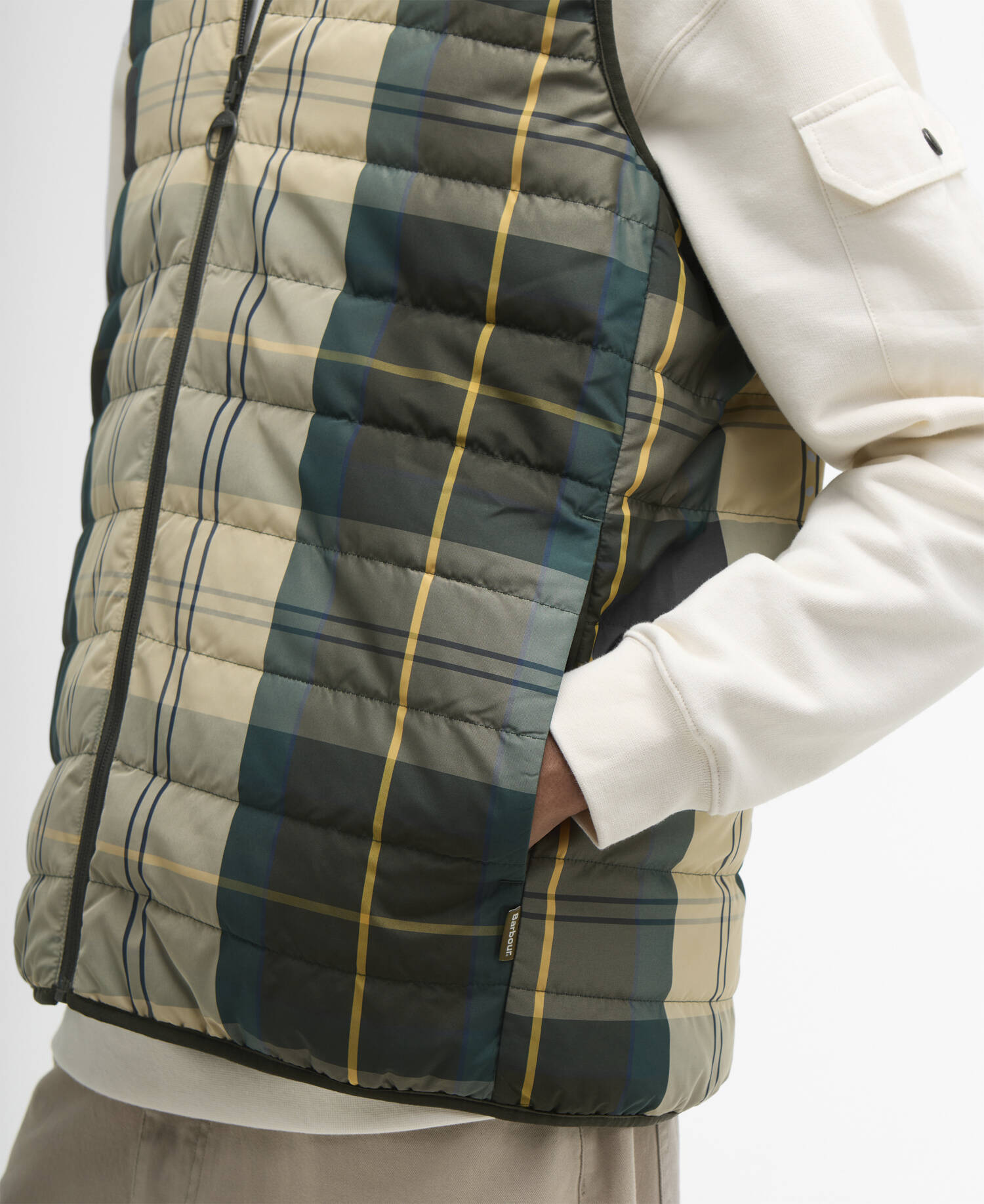 Barbour Reversible Tartan Puffer Gilet