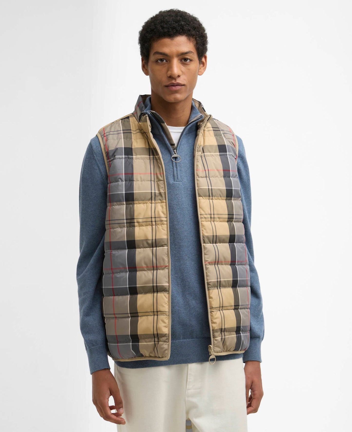 Barbour Reversible Tartan Puffer Gilet
