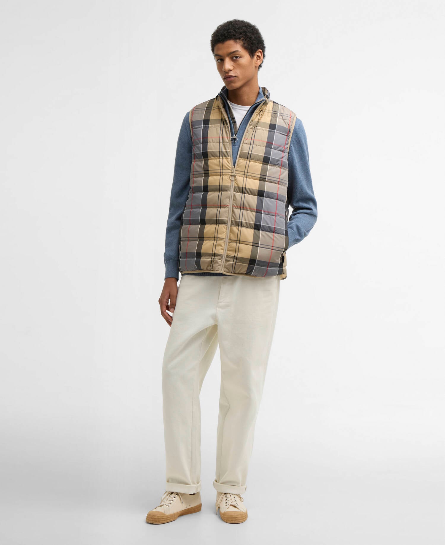 Barbour Reversible Tartan Puffer Gilet
