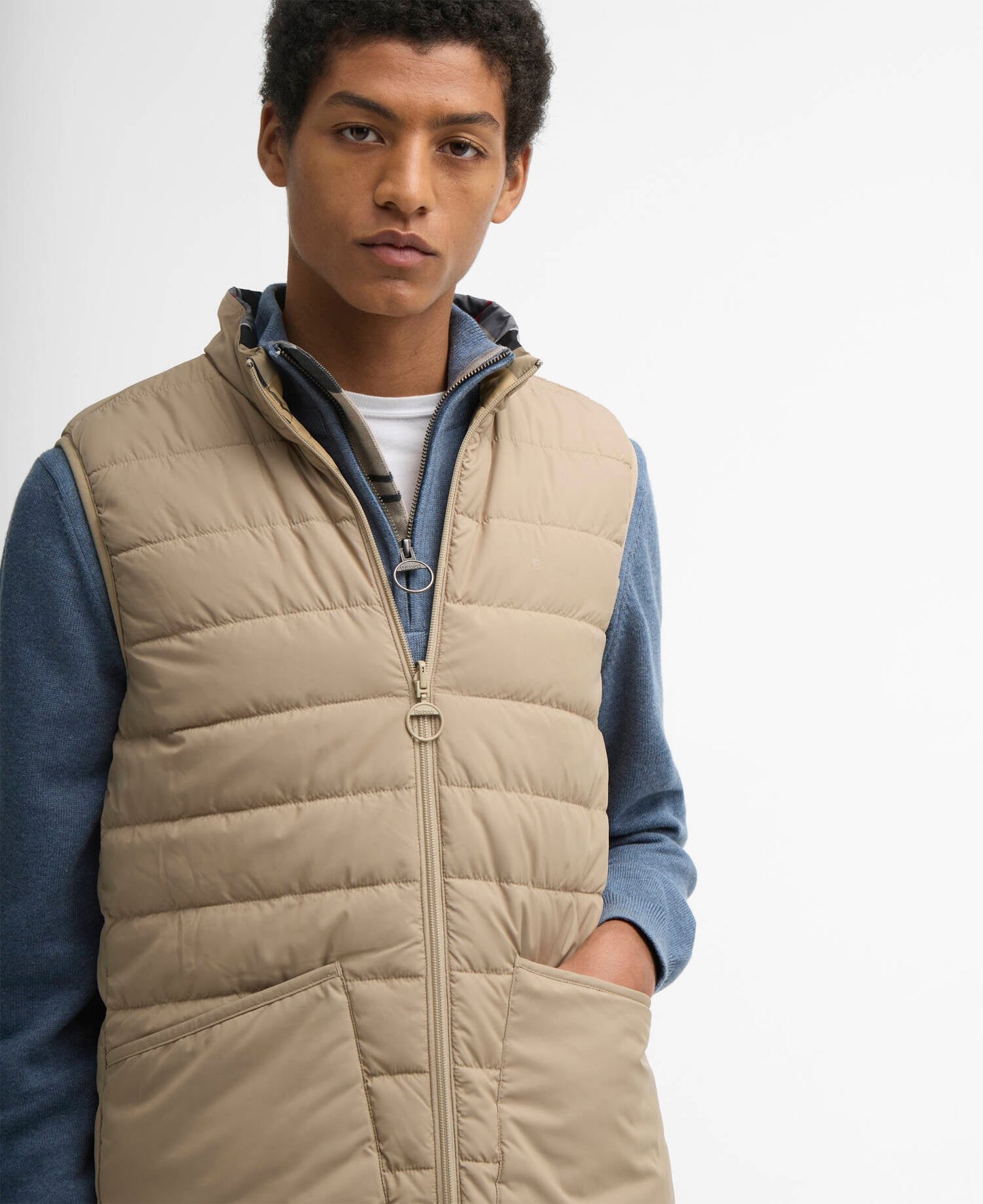 Barbour Reversible Tartan Puffer Gilet