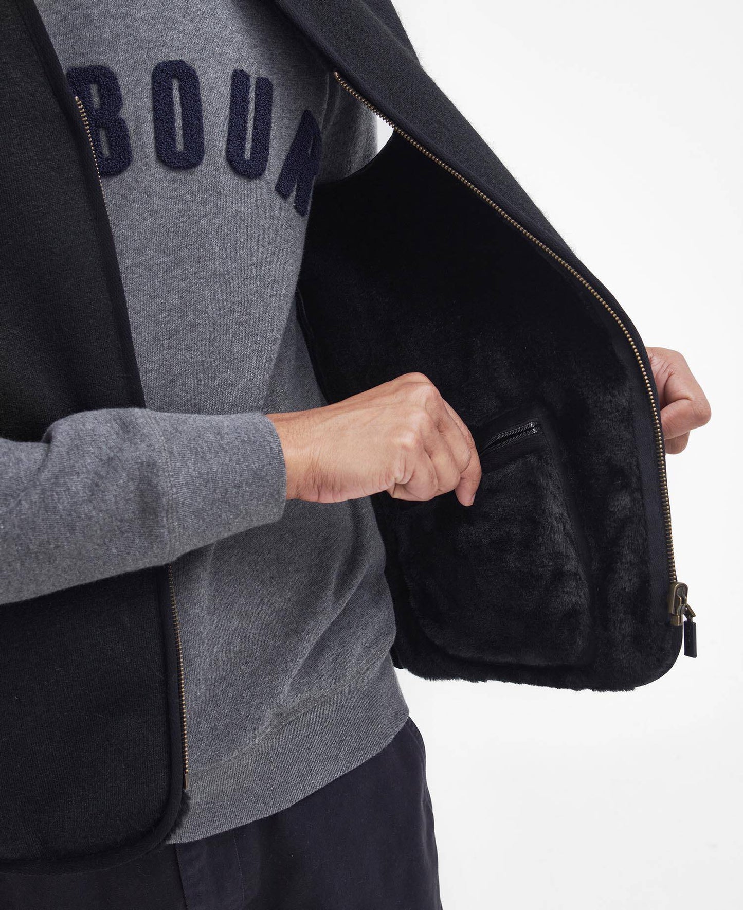 Barbour Warm Pile Zip-In Liner