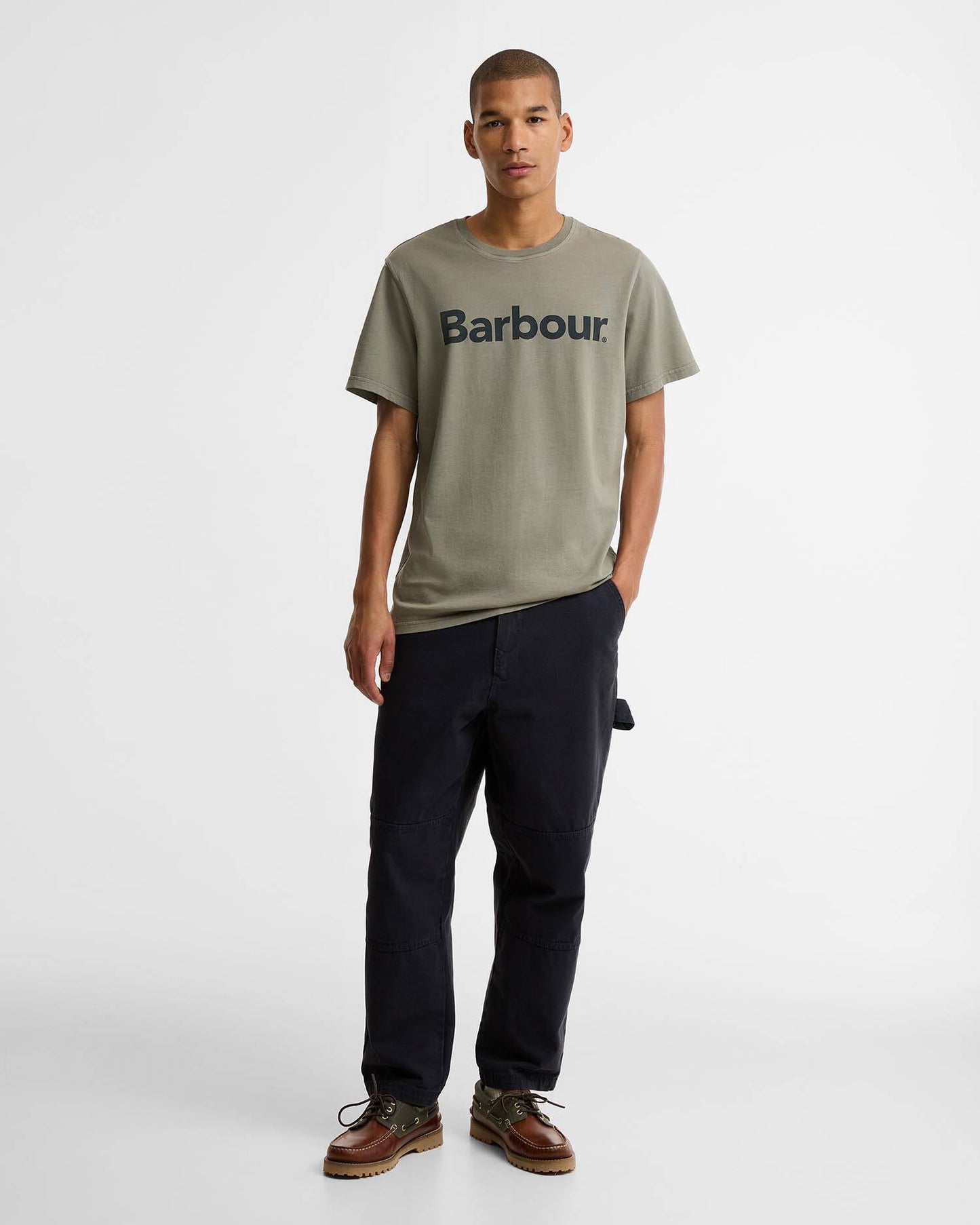 Barbour Washington Overdyed Logo Tailored T-Shirt
