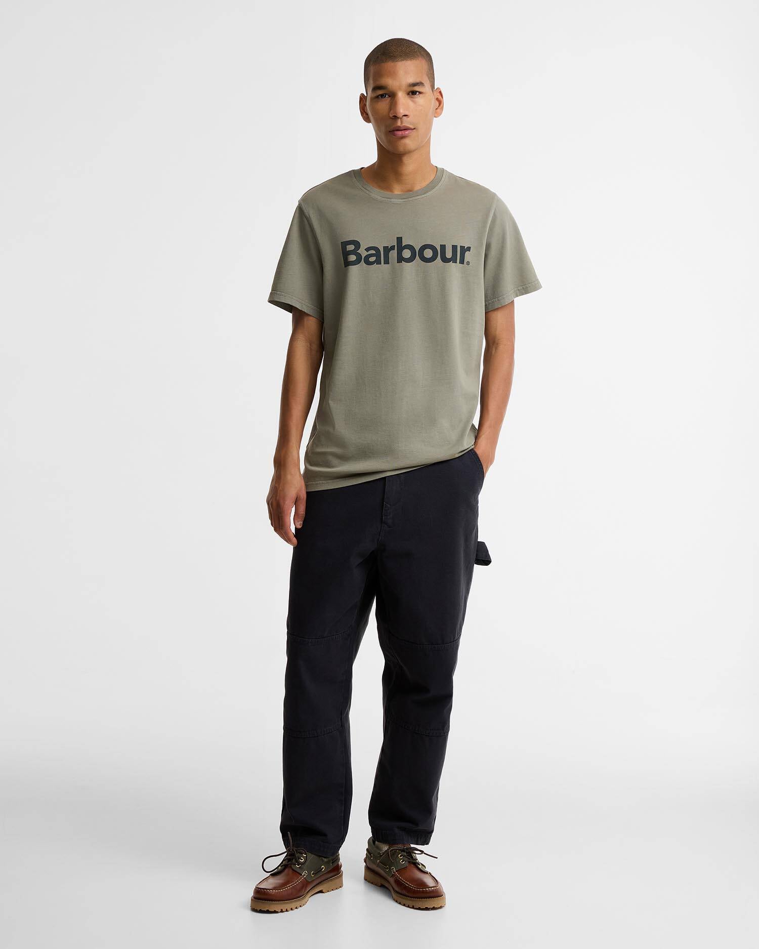 Barbour Washington Overdyed Logo Tailored T-Shirt