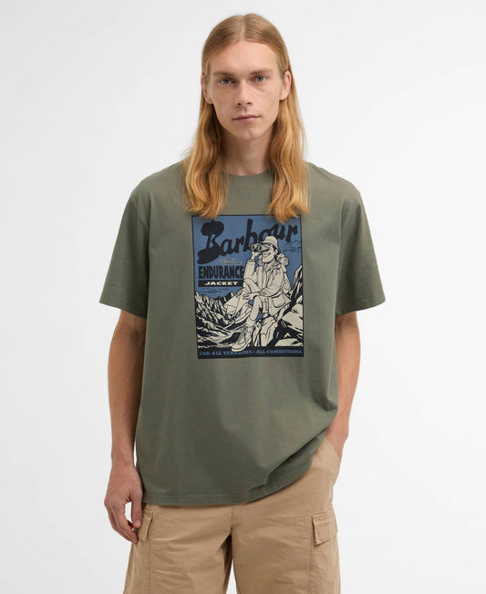 Barbour Conditions Oversized Graphic T-Shirt