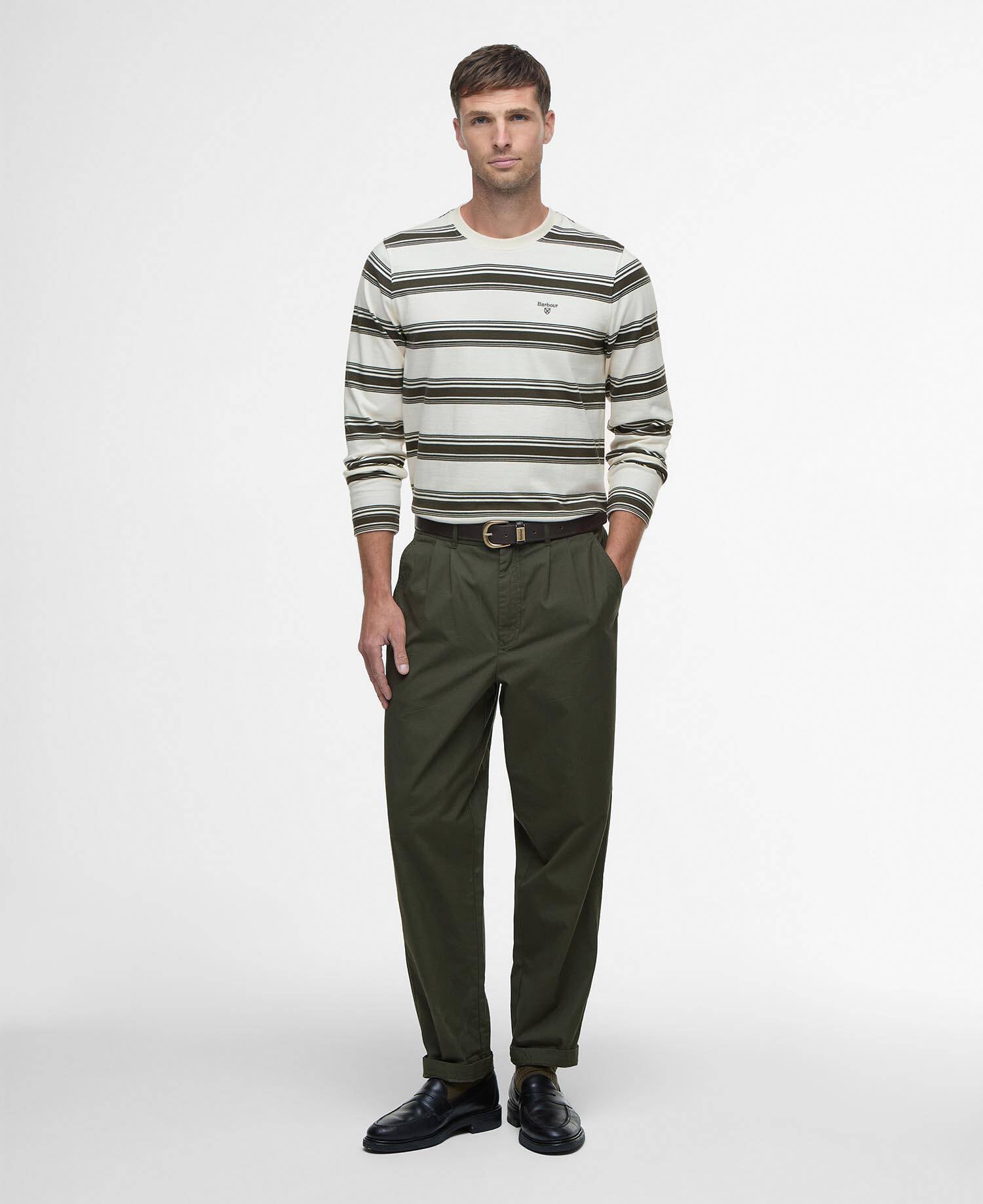 Barbour Plaistow LS Striped Tailored T-Shirt