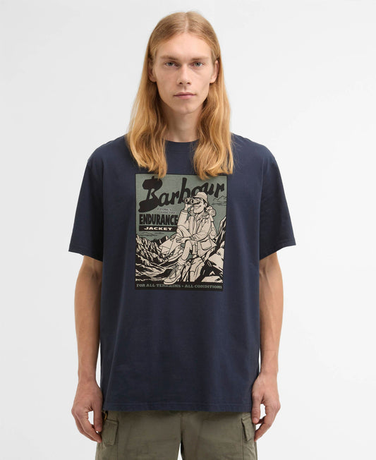 Barbour Conditions Oversized Graphic T-Shirt