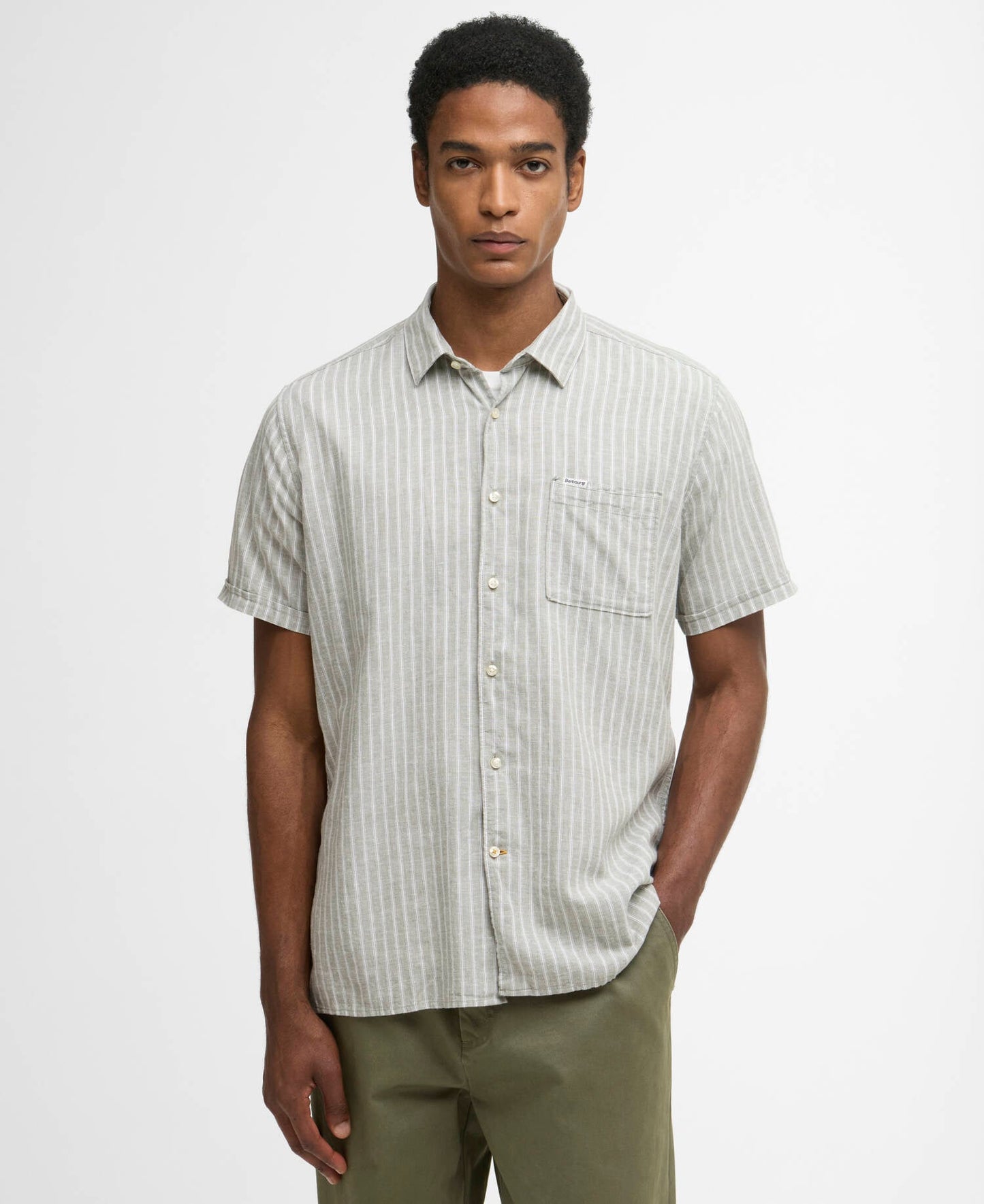 Barbour Nelson Striped Short-Sleeved Shirt