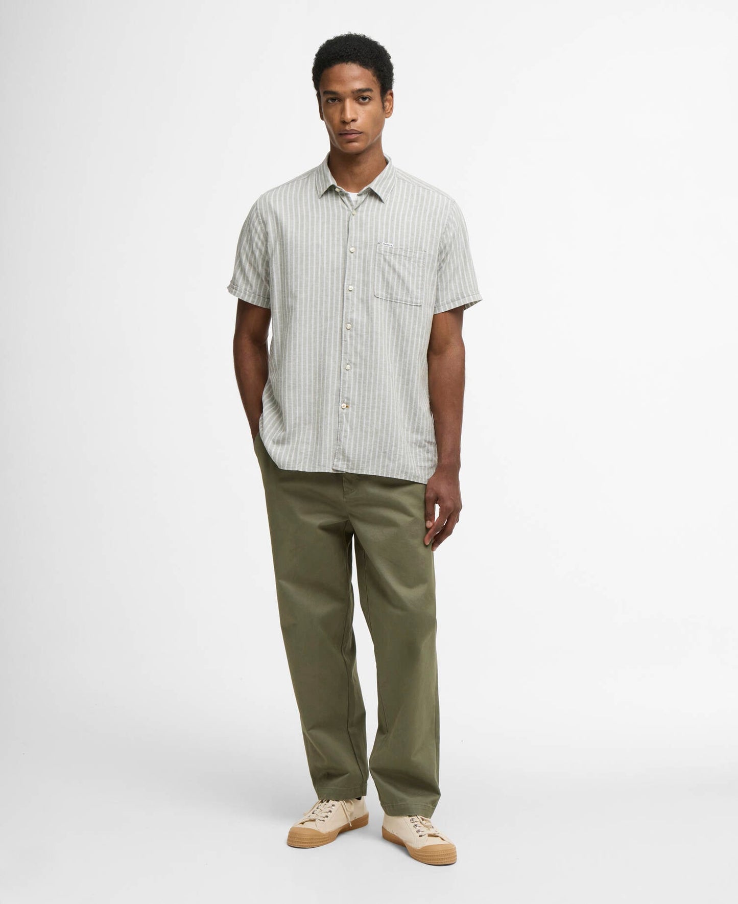 Barbour Nelson Striped Short-Sleeved Shirt