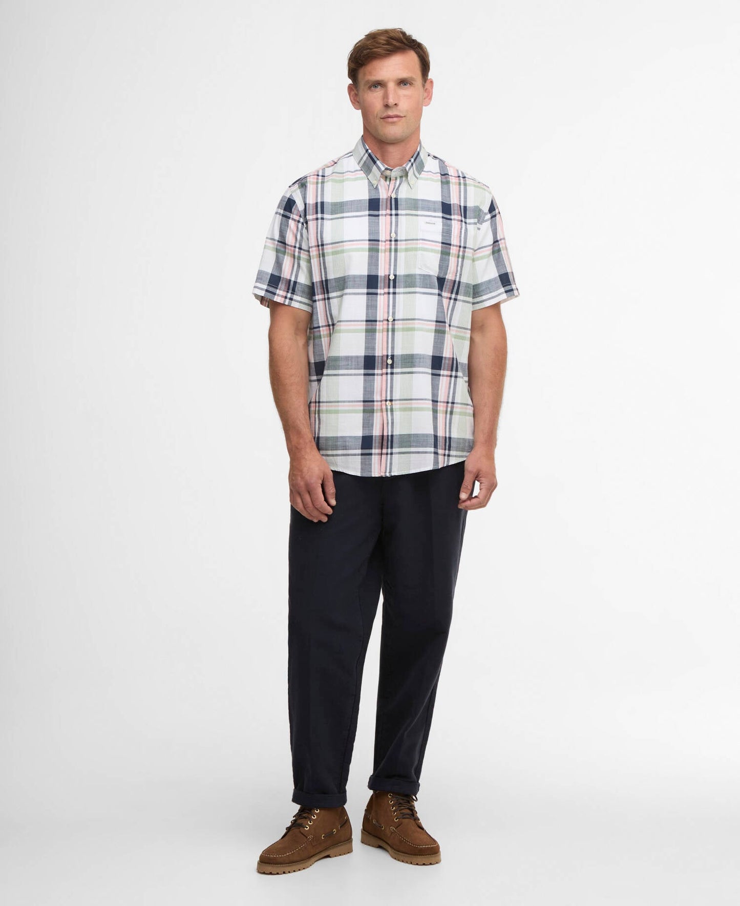 Barbour Swinfell Checked Regular Short-Sleeved Shirt
