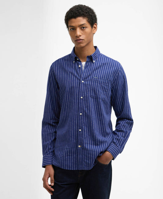 Barbour Nelson Striped Long-Sleeved Tailored Shirt