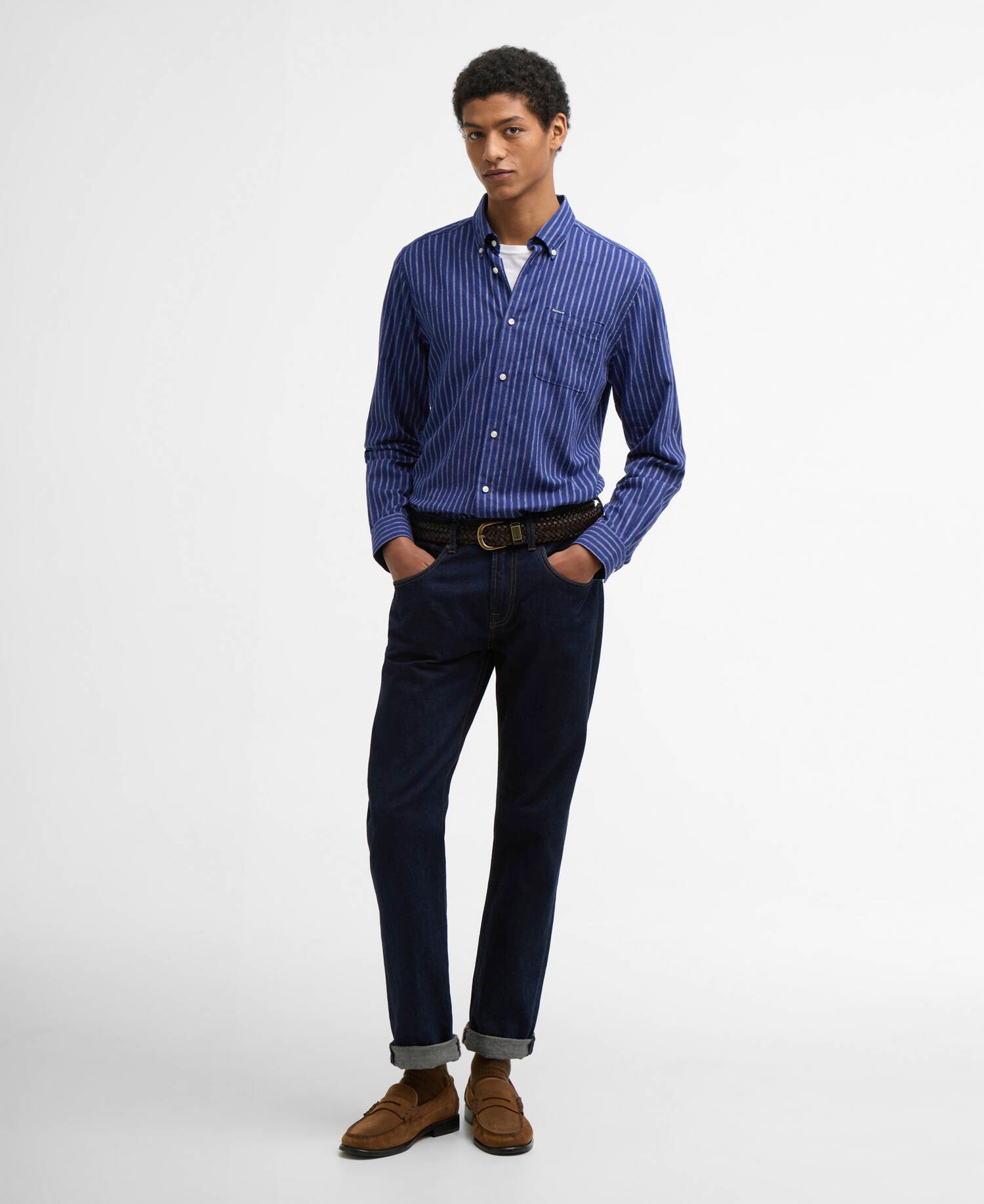 Barbour Nelson Striped Long-Sleeved Tailored Shirt
