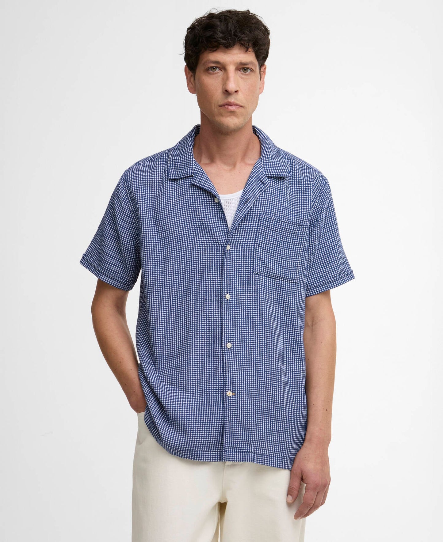 Barbour Rudbeck Textured Short-Sleeved Shirt