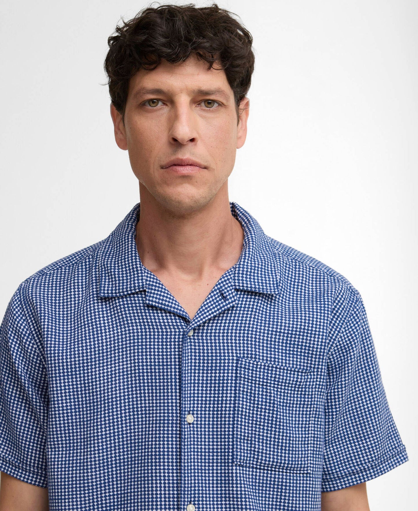 Barbour Rudbeck Textured Short-Sleeved Shirt