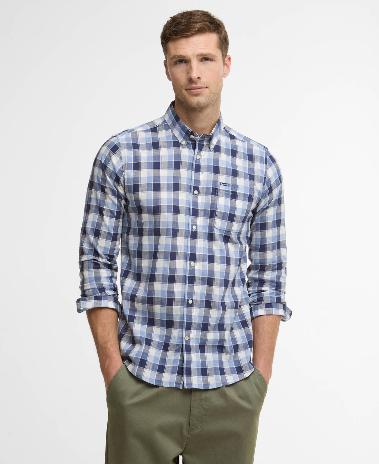 Barbour Harwood Gingham Long-Sleeved Tailored Shirt