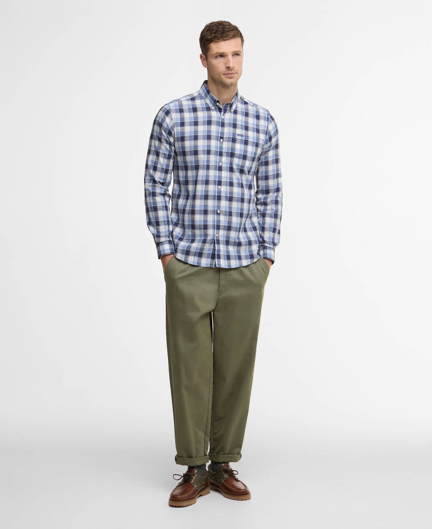 Barbour Harwood Gingham Long-Sleeved Tailored Shirt