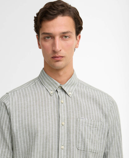 Barbour Nelson Striped Long-Sleeved Tailored Shirt