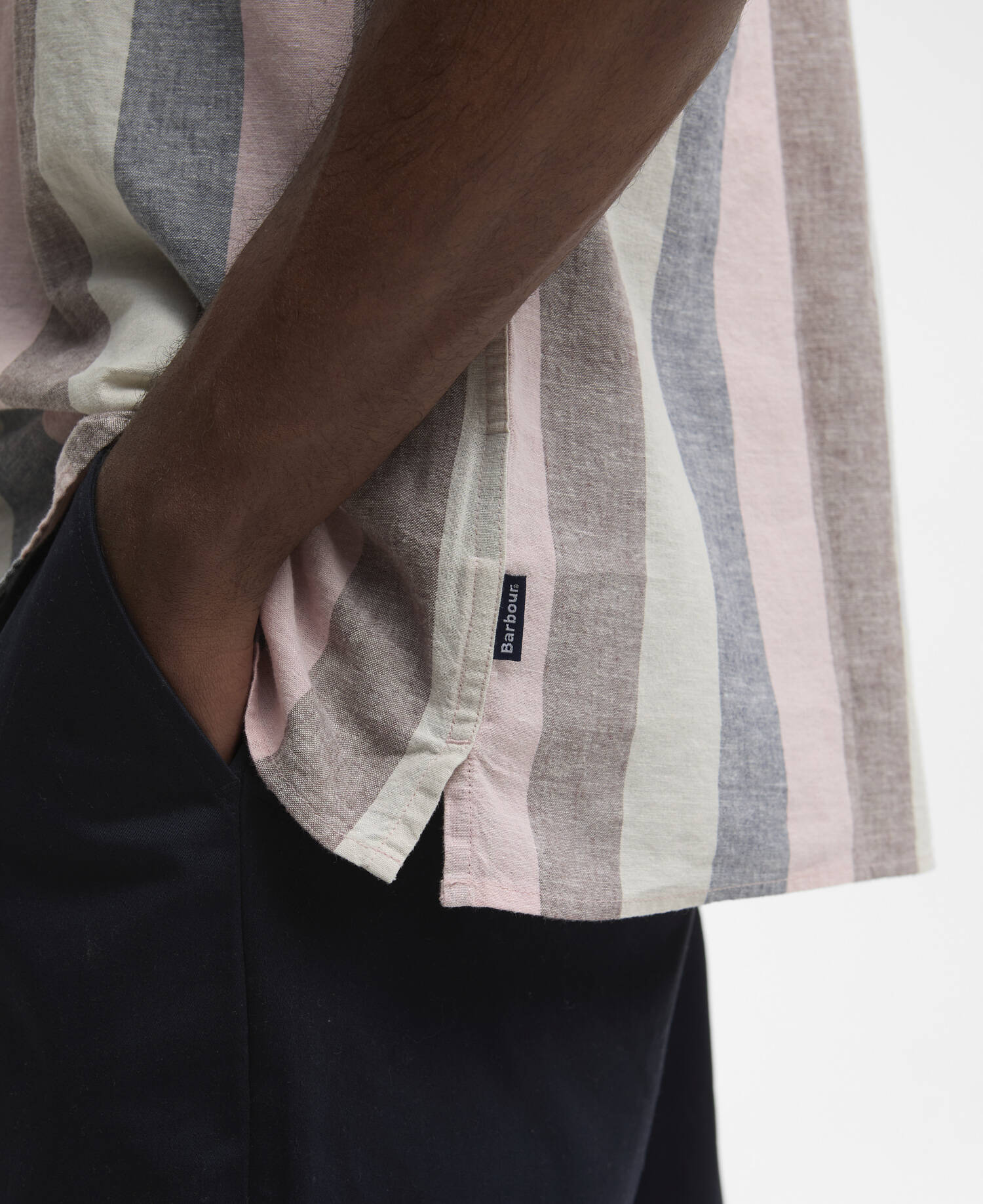 Barbour Portwell Striped Regular Short-Sleeved Shirt