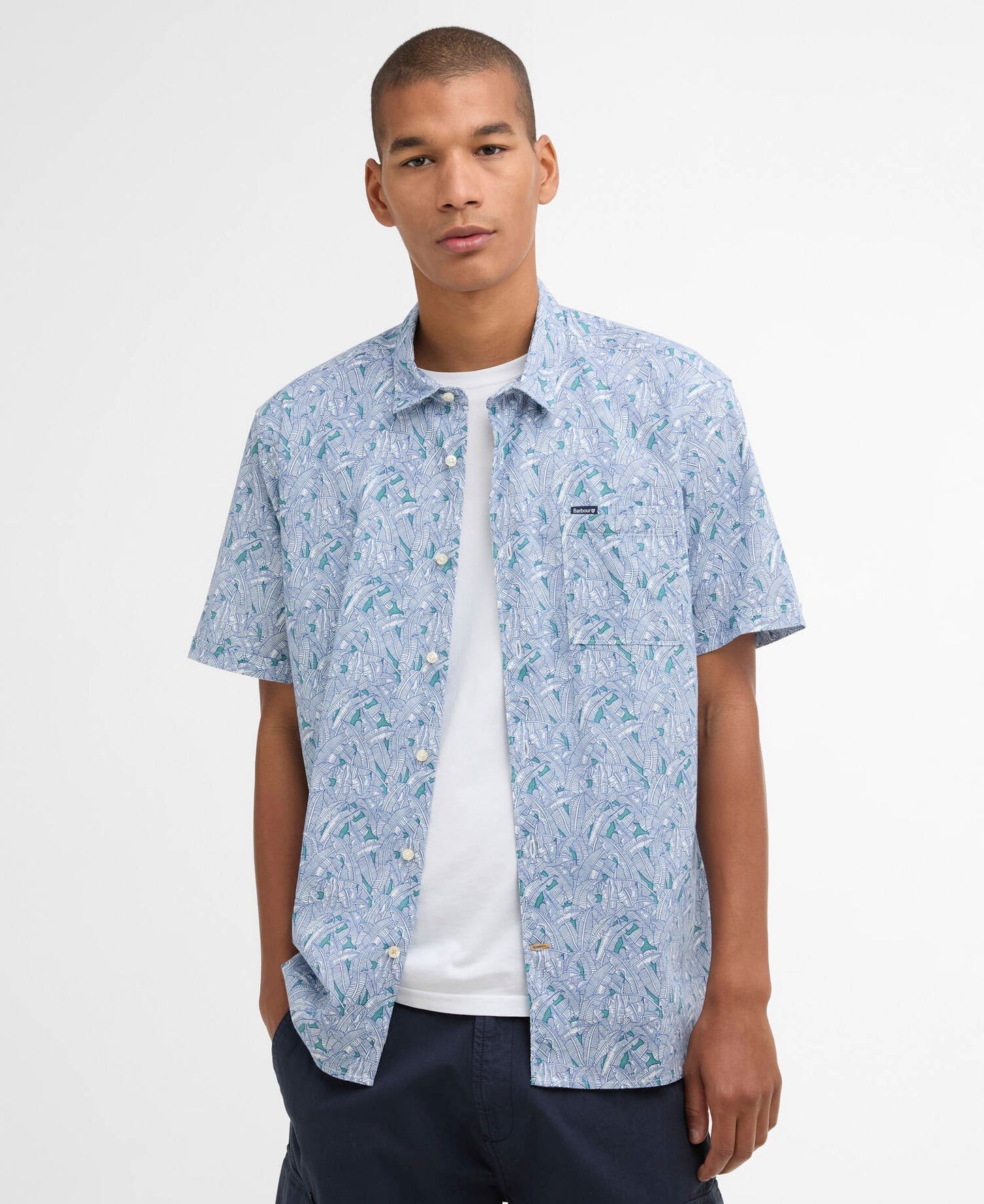 Barbour Greatcroft Printed Short-Sleeved Shirt