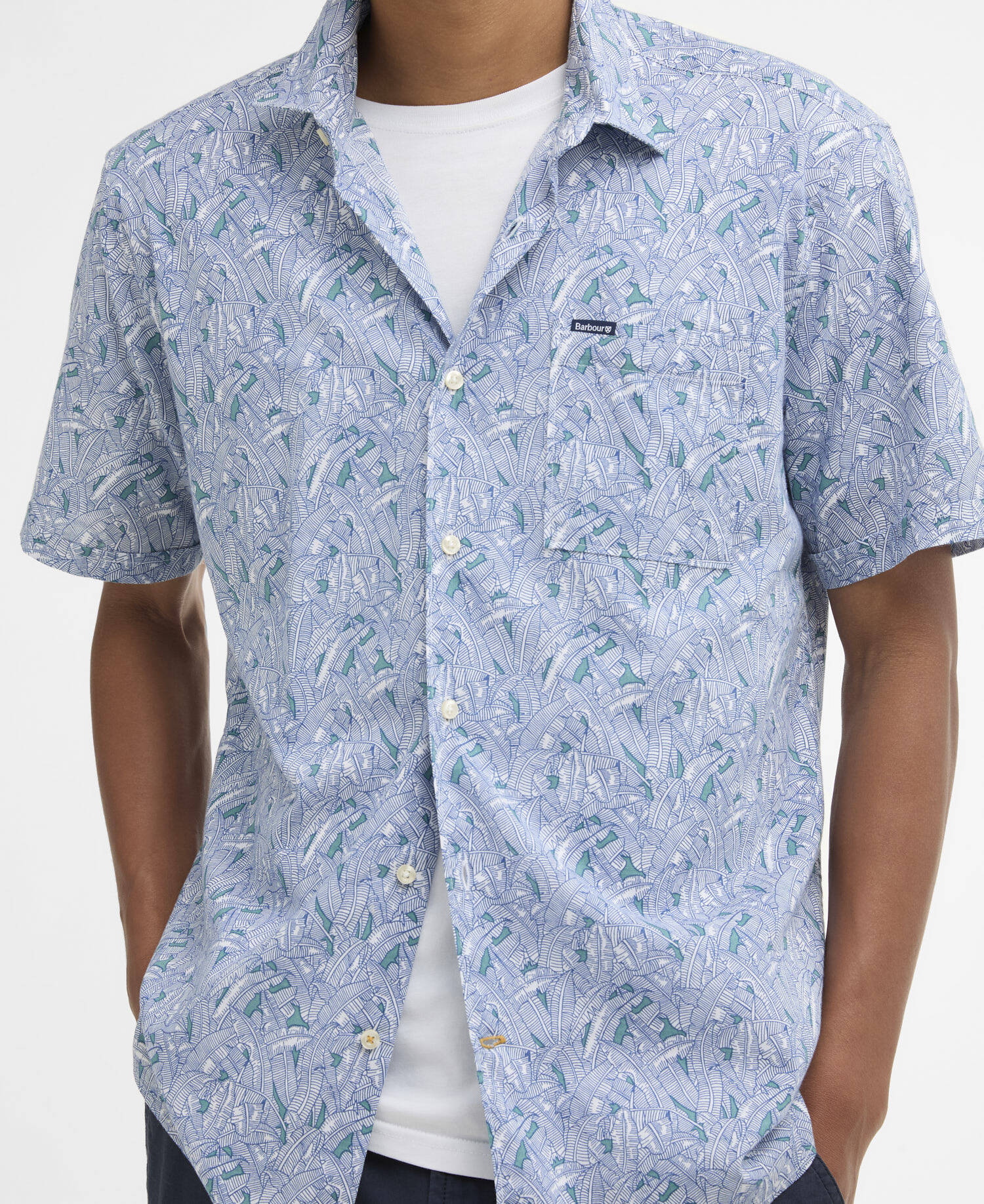 Barbour Greatcroft Printed Short-Sleeved Shirt