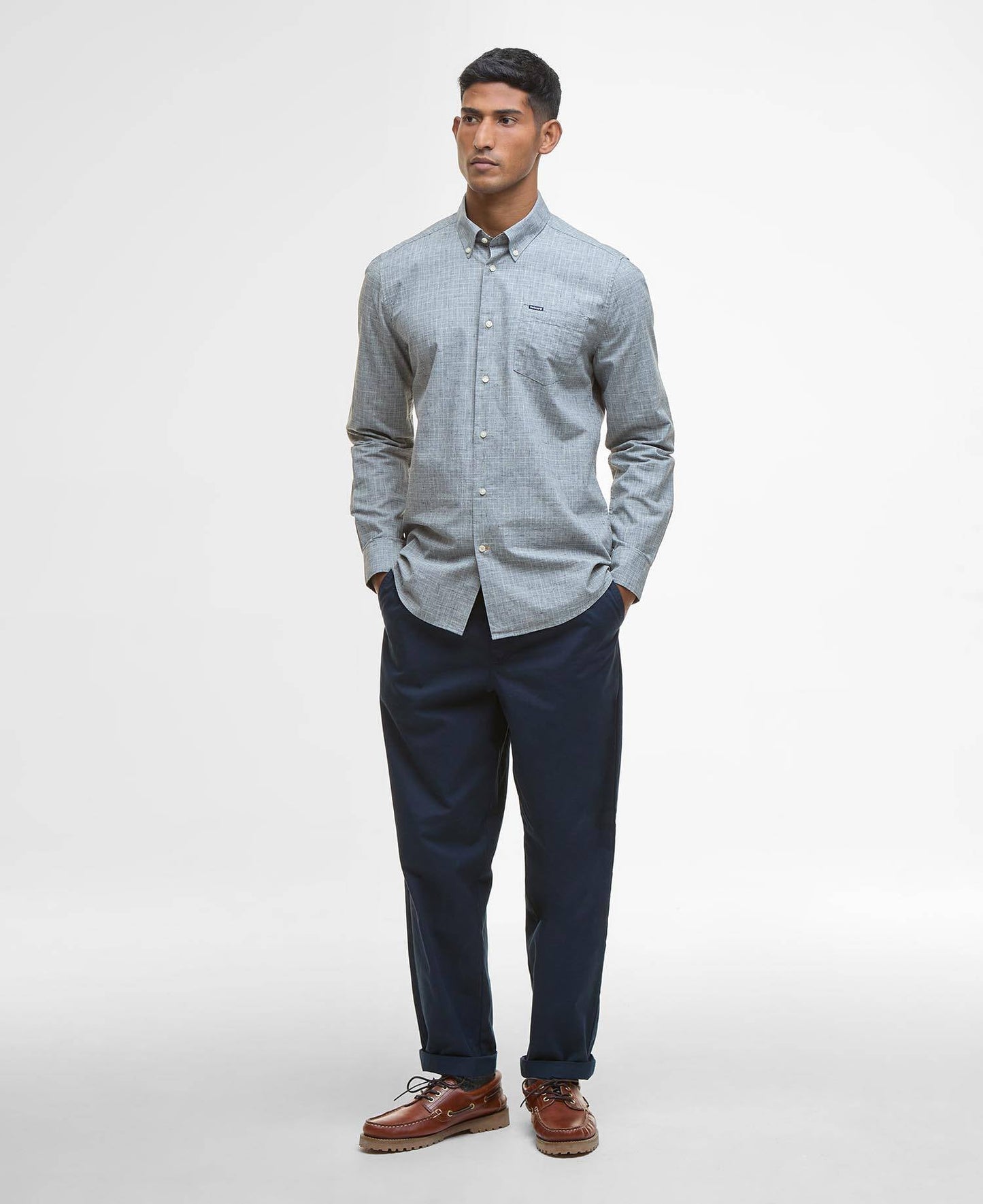Barbour Wester Slub Tailored Shirt