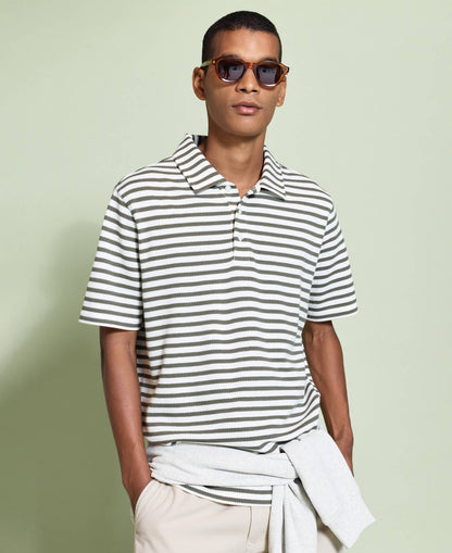 Barbour Farlam Striped Tailored Polo Shirt