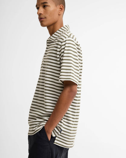 Barbour Farlam Striped Tailored Polo Shirt