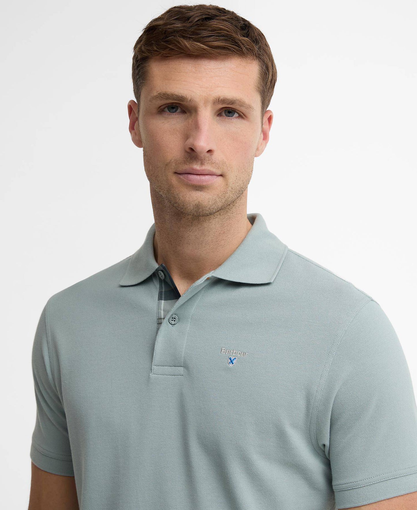 Barbour Tartan Pique Polo Shirt