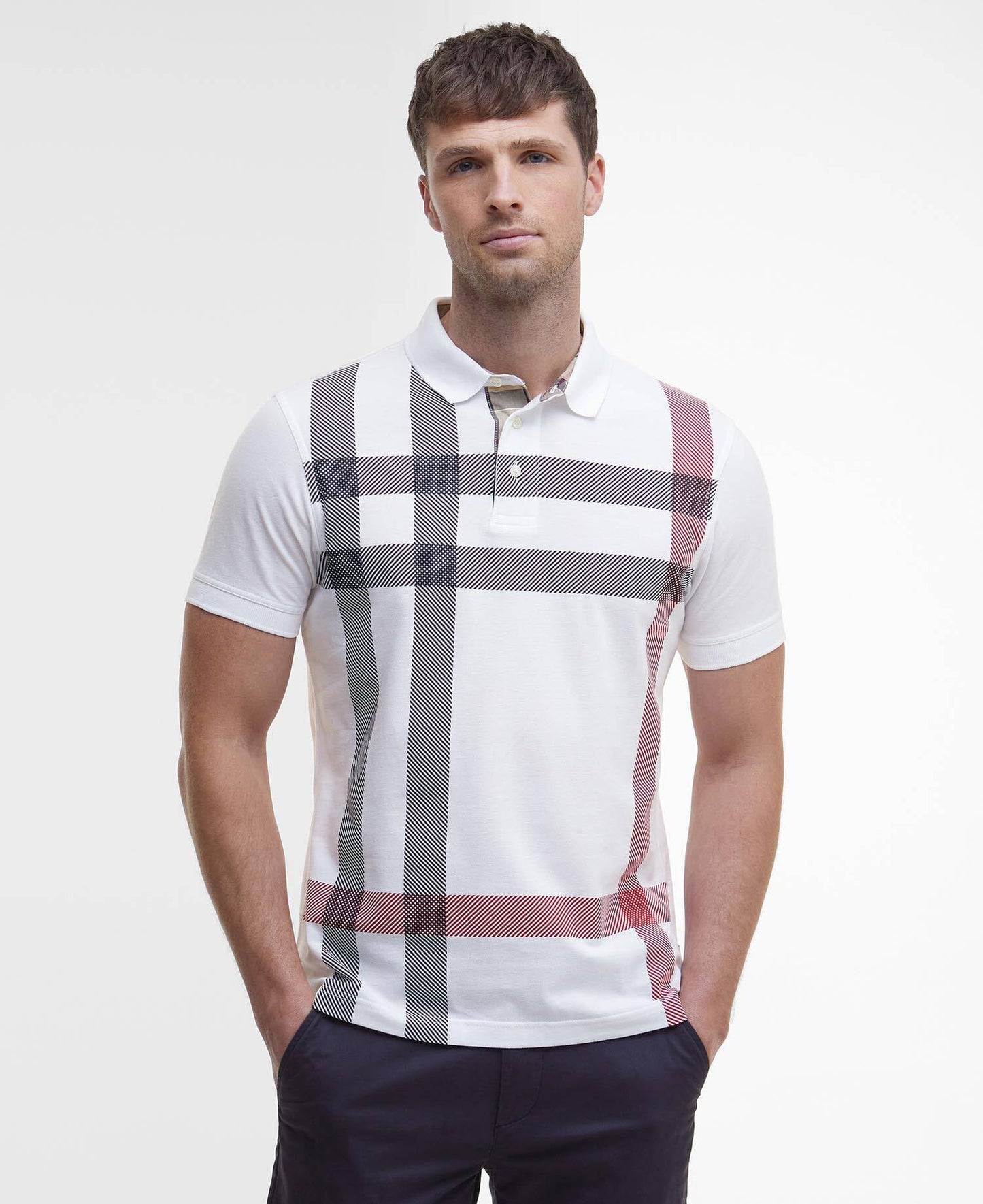 Barbour Blaine Tartan Short-Sleeved Polo Shirt