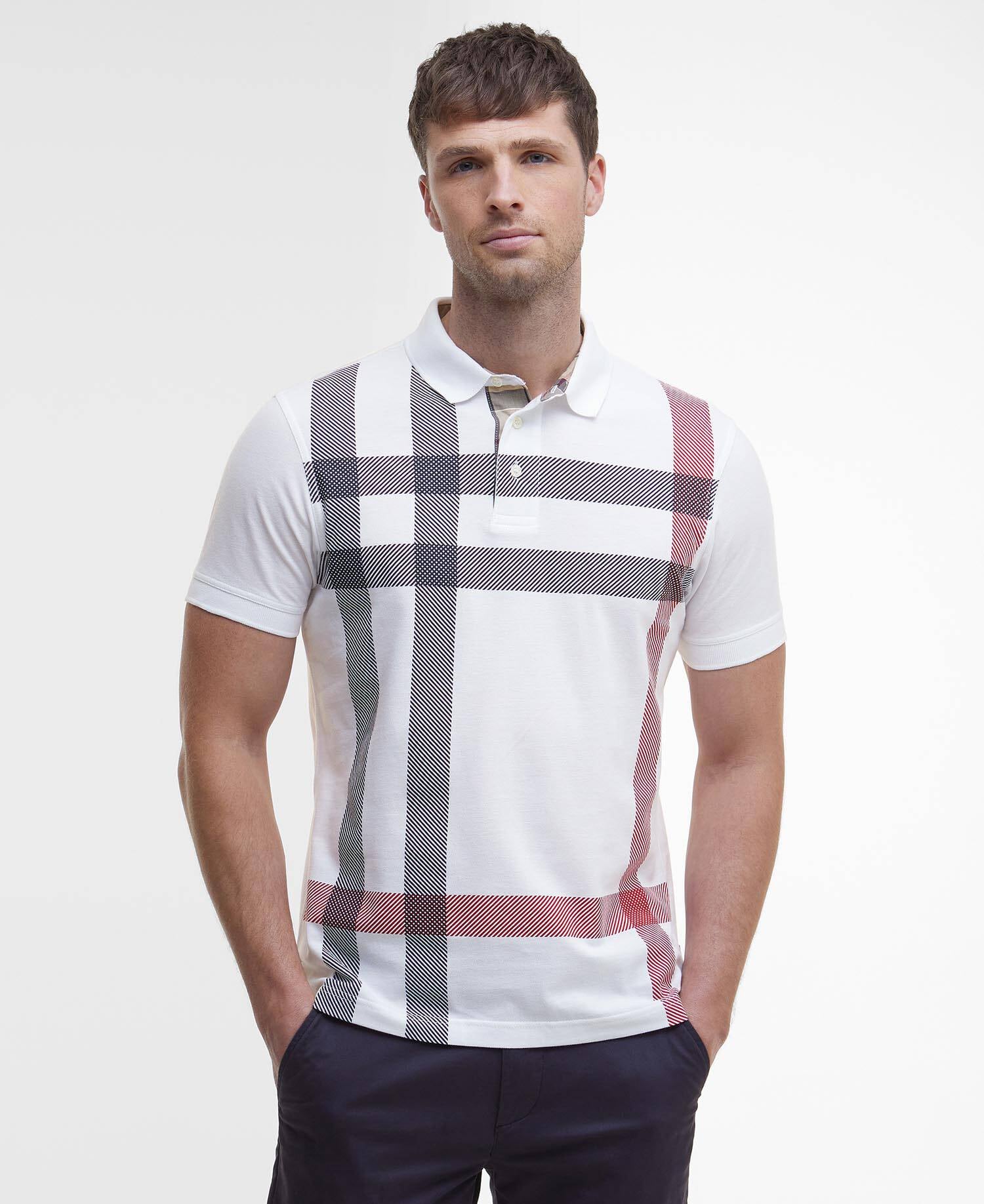 Barbour Blaine Tartan Short-Sleeved Polo Shirt