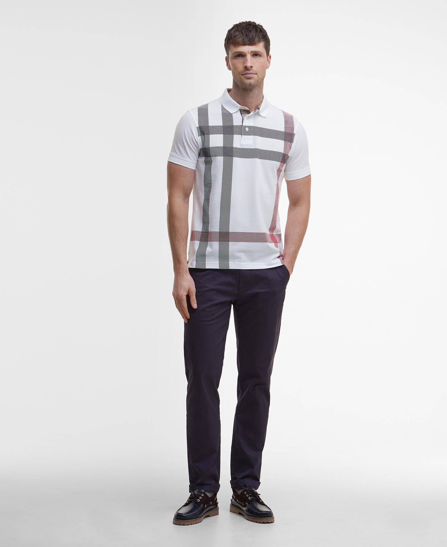 Barbour Blaine Tartan Short-Sleeved Polo Shirt