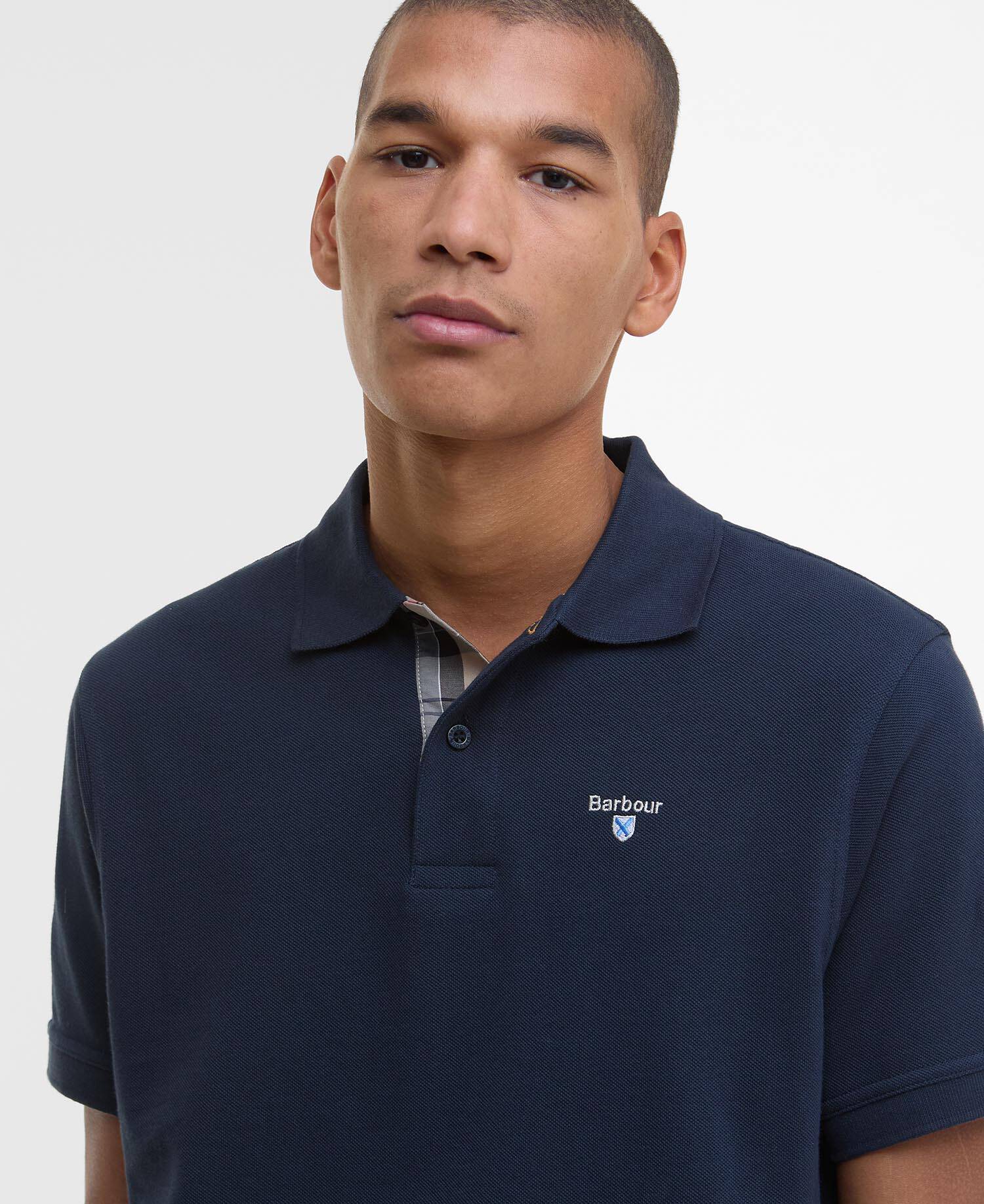 Barbour Tartan Pique Polo Shirt